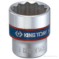Головка торцевая стандартная двенадцатигранная 3/8, 11 мм KING TONY 333011M